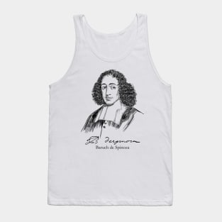 Baruch Spinoza, Dutch philosopher, philosophy, Tank Top